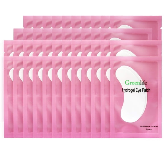 Almohadillas para ojos GreenLife, 300 pares de colágeno 100% natural con aloe vera