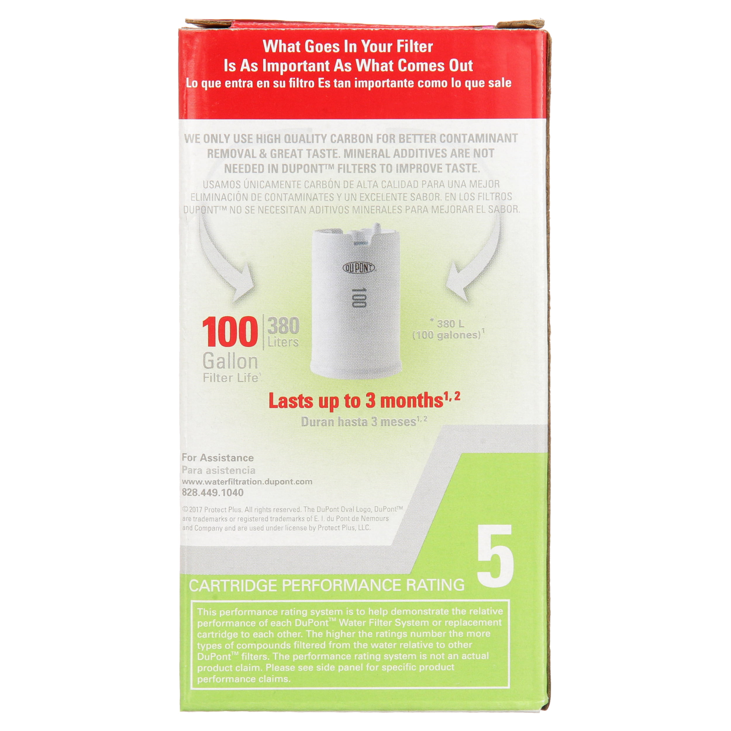 DuPont WFFMC100X High Protection 100-Gallon Faucet Mount Water Filtration Cartridge 