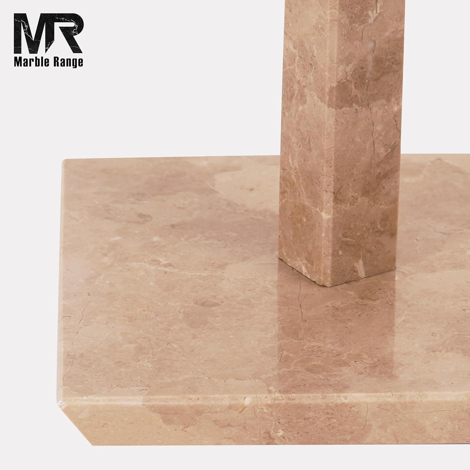Radicaln Verona Marble Paper Towel Holder 12.5" Stone Paper Towel Organizer for Kitchen Countertop Storage, Kitchen Essentials, Elegant Freestanding Roll Stand for Bathroom and Home Décor