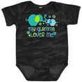thumbnail image 3 of Inktastic My Glamma Loves Me Cute Elephants Boys or Girls Baby Bodysuit, 3 of 5