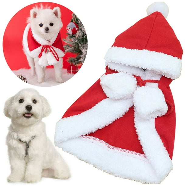 Cat Trajeros Navideños Lándanos Capas La Capa Navidad para Pequeños Cachorros