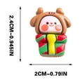 thumbnail image 3 of Leodye 3D Santa Christmas Refrigerator Magnets - DIY Decorative Stickers, 3 of 6