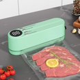 thumbnail image 3 of Mini Food Saver Vacuum Sealer Machine 2025 Updated,Cordless Rechargeable Sealer Digital Display Food Preservation Heat Sealer Machine for Dry/Moist Food Storage, 3 of 7