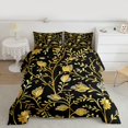 thumbnail image 2 of jejeloiu Boho Leaf Full Size Comforter Sets,Modern Minimalist Artwork Bedding Sets For Adult Reversible 3-Piece, 2 of 8
