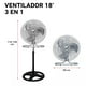 thumbnail image 4 of Ventilador De Pedestal The Swiss Navy 3 en1 Gris, 4 of 4