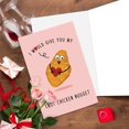 thumbnail image 3 of Tarjeta de San Valentín Obbyidk Funny Food for Him Her, 3 of 8