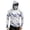 Light Purple, variant on Men's UPF 50 Camo Sun Hoodie, Raglan Colorblock Long Sleeve Uv Protection Hooded Fishing Shirt, Lightweight Quick Dry Polyester Black L