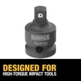 thumbnail image 4 of Adaptador de impacto DEWALT 1/2 Drive 1/2 a 3/8 de acero tratado térmicamente, 4 of 4