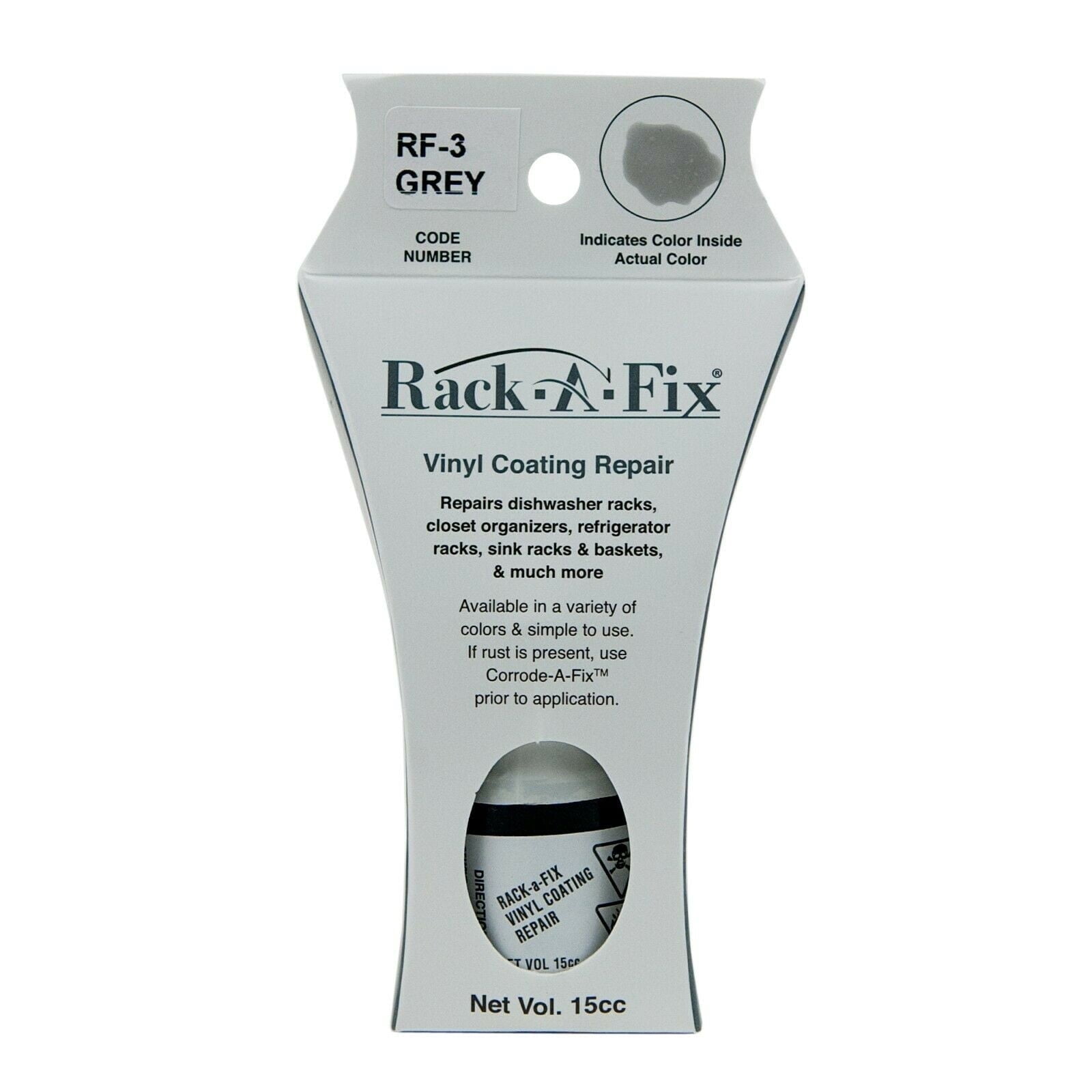 (5 pack) Rack-a-Fix Grey Touch Up Vinyl Coating Repair for Dishwasher Racks & More