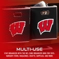 thumbnail image 5 of NCAA WISCONSIN STORAGE BIN -Made to Fit Storage Bin Shelf Organizers - 10.5" x 10.5" - NCAAlege Officially Licensed, 5 of 8