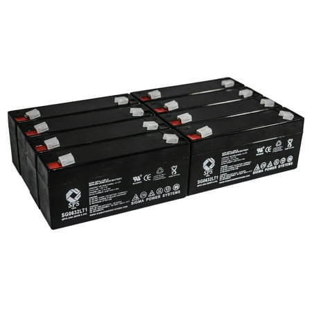 Bci 6 Eight Color Ink - SPS Brand 6 V 3.2 Ah Replacement Battery with Terminal T1 for BCI International 525 (8 PACK)