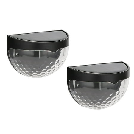 Solar Porch Lights Outdoor Lighting 6 LED Solar Powered Wall Lamp Outdoor Wall Lights Villa Porch Patio Deck Lawn Yard Garden Landscape Lighting ()