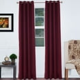 thumbnail image 2 of Lavish Home 63-78-C 54 x 84 in. Blackout Grommet Curtain Panel, Chocolate, 2 of 2