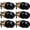 Matte Black, variant on Interior Door Knob 3-Pack, Keyless Privacy Door Locks for Bedroom & Bathroom, Thumb Lock & Emergency Release, Rust-Proof Metal, Easy to Install, Modern Round Doorknobs Set, Brushed Nickel