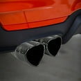 thumbnail image 5 of Heart Dual Exhaust Tip 2.5" Inlet, Adjustable Stainless Steel Y Shaped Exhaust Pipe, Modified Exhaust Tail Pipe Universal for Most Car, 5 of 5