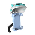 thumbnail image 4 of MERIGLARE Generic Phone Mount with Small Helmet for Cycling Motorcycle Blue Base Green Hat, 4 of 9