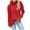 Red, variant on Qertyioot Oversized Sweaters for Women Turtleneck Fashion Solid Long Sleeve Pullove-Neck Casual Sweater Tops