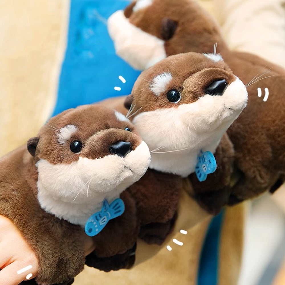 Otter Stuffed Plush Slap Bracelet, Otter Snap Bracelet, Stuffed Animal Plush Toys