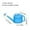 Blue, variant on Matoen Watering Can for Indoor Plants, Small Watering Cans for House Plant Garden Flower, Long Spout Water Can for Outdoor Watering Plants 2.5L/0.66 Gallon (Blue)