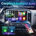 thumbnail image 4 of Autorradio LASERTAIL de 13,1 pulgadas y 8 núcleos Android 13 para Chevy Silverado, 4 of 9