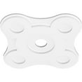 thumbnail image 2 of 20"OD x 3"ID x 7"C x 1"P Luna Architectural Grade PVC Contemporary Ceiling Medallion, 2 of 11