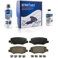 thumbnail image 6 of Detroit Axle - Brake Kit for 2007-2017 Jeep Wrangler 2018 Wrangler JK, Drilled and Slotted Brakes Rotors Ceramic Brake Pads Replacement : 11.89'' inch Front and 12.44" inch Rear Rotor, 6 of 8