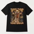 thumbnail image 3 of Tung Tung Sahur Graphic T-Shirt, Unisex Classic Fit Cotton Tee, 3 of 9