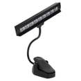 thumbnail image 3 of Lámpara con clip, portátil, flexible, con 9 LED, para atril de música, luz de escritorio, mayor durabilidad, 3 of 12