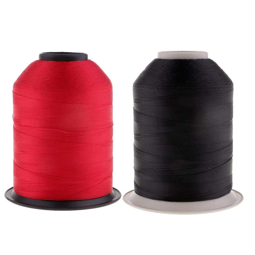 Wswqop 2 Spools Strong Nylon Rod Guide Wrapping Fishing Line Thread for Rod Building or