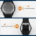 thumbnail image 2 of moda Energía Solar Dual Time deportivo reloj militar impermeable reloj de pulsera para hombres SKMEI Mirar, 2 of 7