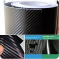 thumbnail image 5 of RENACLIPY 1Pcs Car Body Wrap Film for DIY Enthusiasts Black PVC Self Adhesive, 5 of 5