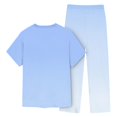 thumbnail image 5 of HAJWOH Scrubs for Men Set Stretchy Nursing Uniform Short Sleeve V Neck Scrub & Jogger Pants Solid Color Medical Scrub Sets with Multi Pocket Blue XL, 5 of 5