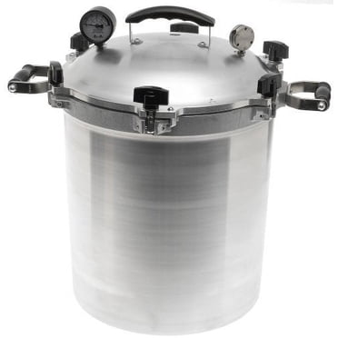 All American 921 Pressure Cooker & Canner – 21.5 Quart, Stainless Steel Finish | Stovetop, No Electricity