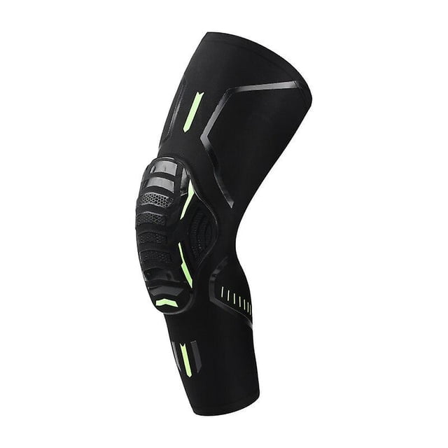 RV Rodilleras deportivas para hombres Rodilleras elásticas presurizadas Soporte Fitness L Rojo Verde