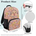 thumbnail image 7 of HUIACONG Cute Capybara School Backpack for Boys Girls Ages 6-18 Large Capacity Lightweight Water-Resistant Bookbag for Elementary Middle High School Daily Use Travel, 7 of 7