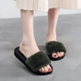 thumbnail image 2 of Penkiiy Women's Winter Leisure Plush Warm Non-slip Household Slippers Single ShoesWinter Slippers for Women and Girls, 2 of 6