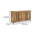 thumbnail image 2 of Benjara BM327872 Sideboard Cabinet Console - Craftsman Style - Brown Mango Wood - 68 in., 2 of 5