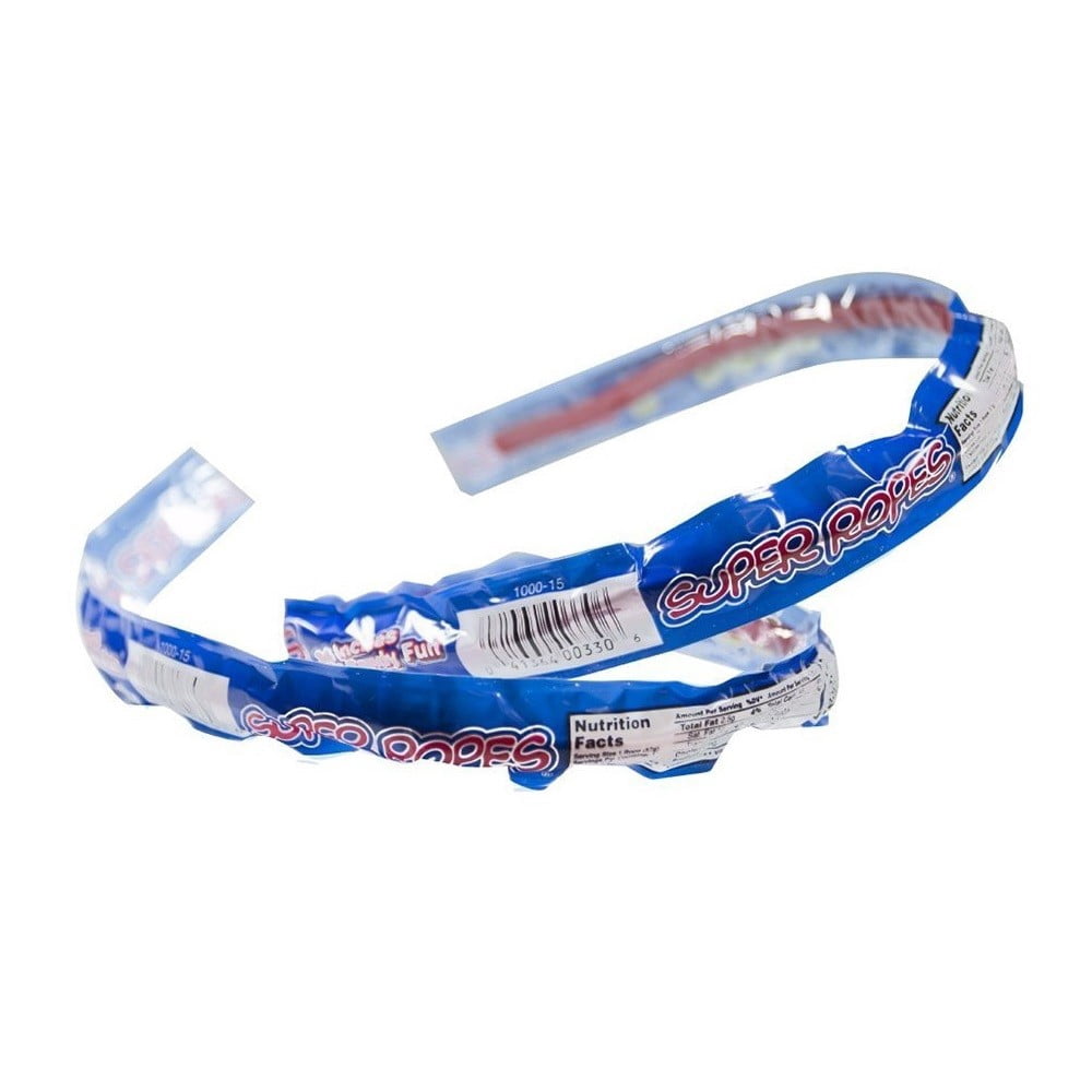 RED VINES® Super Ropes Individually Wrapped 34" Red Licorice Rope Candy