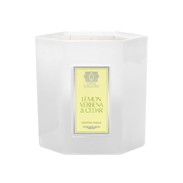 Vela Antica Farmacista de tres mechas, limón, verbena y cedro, 709 g