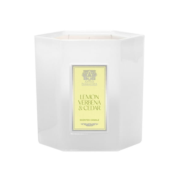 Vela Antica Farmacista de tres mechas, limón, verbena y cedro, 709 g