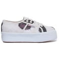 thumbnail image 2 of Superga 2790 Cow Print Women's Platform Sole Lace Up Trainers In Beige Size 7.5, 2 of 6