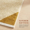 thumbnail image 3 of Unique Bargains 2Pcs Pure Cotton Soft Absorbent Hand Towels Yellow 29" x 13", 3 of 8