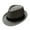 BL Brown, variant on Unisex Boho Houndstooth Fedora Jazz Hat Vintage British Style Sun Hat Breathable UV Protection Travel Sunshade Hat