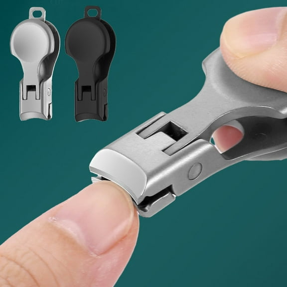 Tyidzon Mini Nail Clippers Stainless Steel Nail Clipper Sharper Toenail Clippers Fingernail Clipper for Travel, White