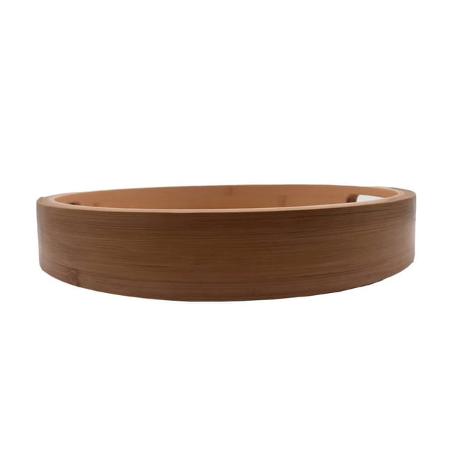 Charola Homecreations de Bambú Giratoria Altura 5 cm y Diametro 35 cm
