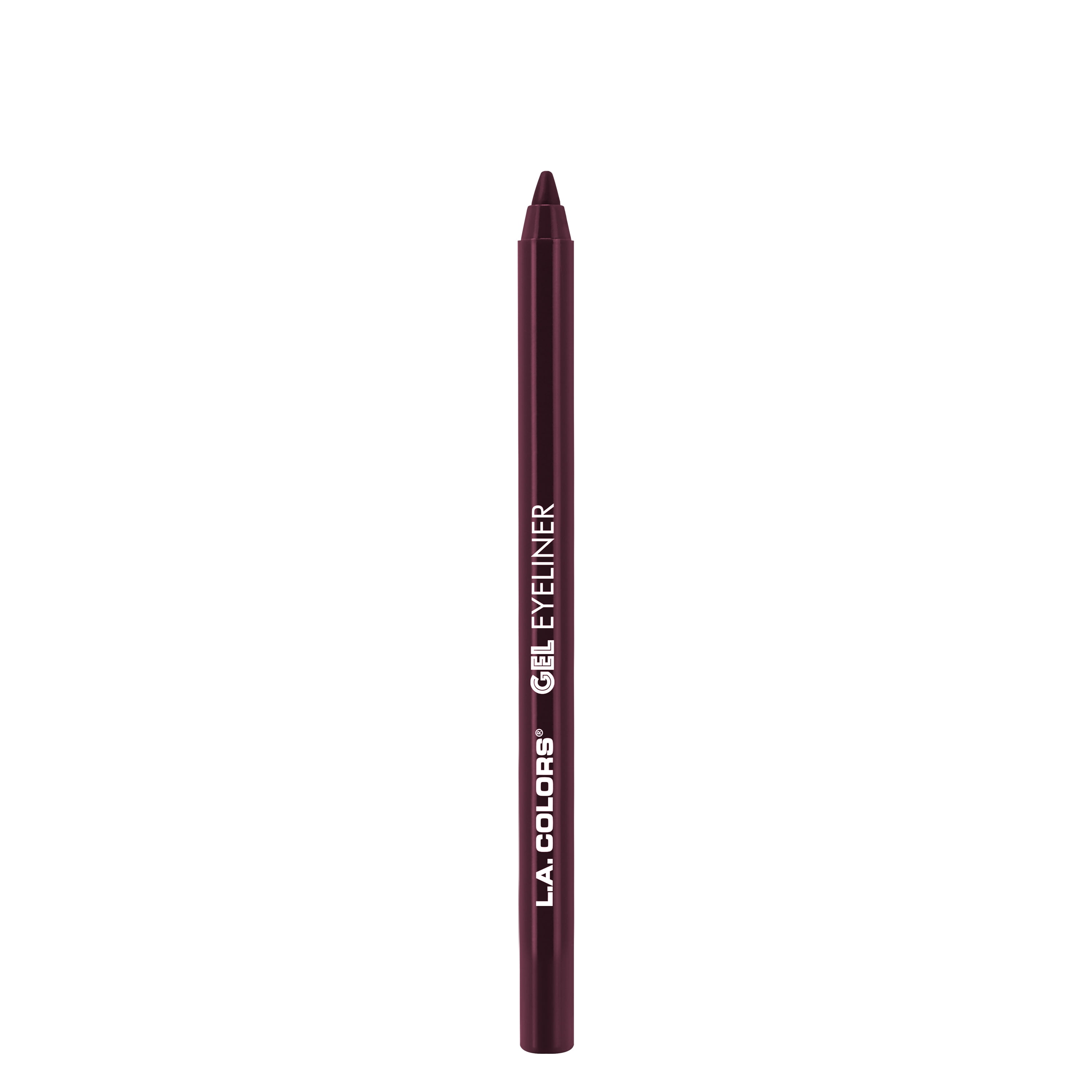 L.A. COLORS Smudge & Transfer Proof Smooth Glide-on Gel Eyelinger, Burgundy, 0.05 oz