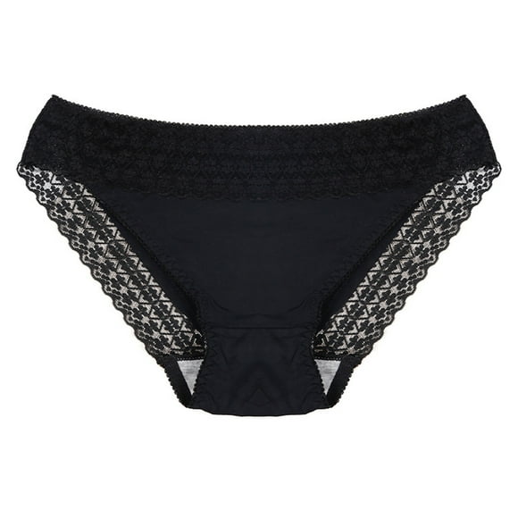 Ketyyh-chn99 Womens Boxers Underwear Plus Size Cotton Stretch Brief Underwear 2024 Black,M