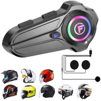 Motorcycle Helmet Bluetooth Headset: 2-Way Helmet Intercom Communication System