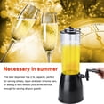 thumbnail image 3 of Dispensador de cerveza Jadeshay Tubo de hielo 2,5 l Dispensador de vino y bebidas Plata, 3 of 8