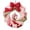 Candy, variant on DIY Patchwork Wreath Kit, Snowman Christmas Quilted Wall Decor Craft, 9.84 in Creative Seasonal Door Hanging Project for Adults